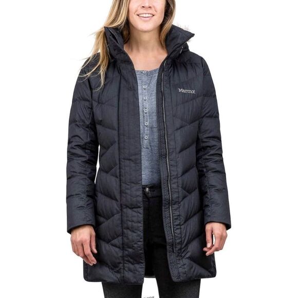 Marmot Jackets & Blazers - Marmot Varma 700 Long M901070 Down Puffer Fur Hood Jacket Coat XL